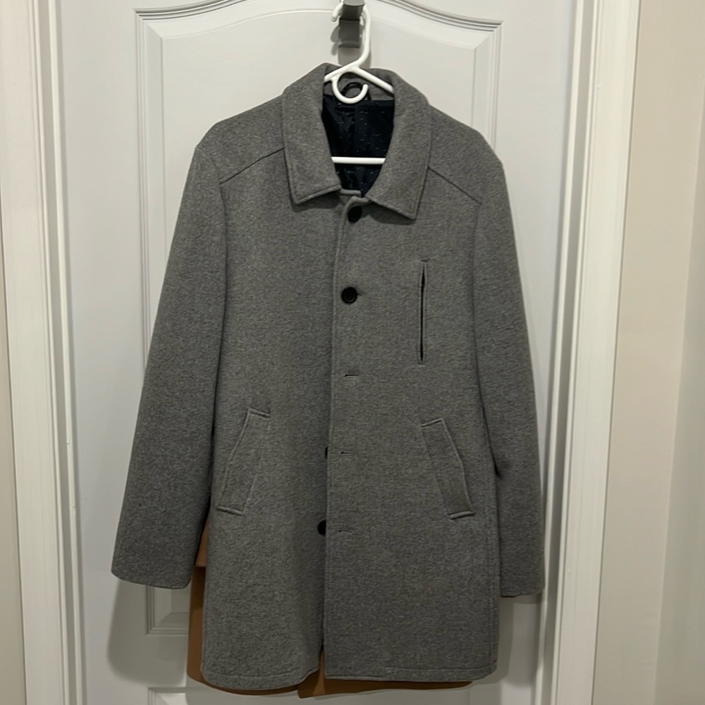 Bruun & Stengade Grey Pea Coat